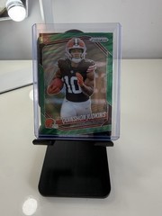 2025 Panini Prizm – Rookies Quinshon Judkins #313 Green Wave Prizm (RC)