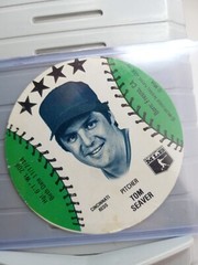 1981 Cincinnati Reds Tom Sever 2-3/4″ Collector Card Disc MLB Limited Vintage
