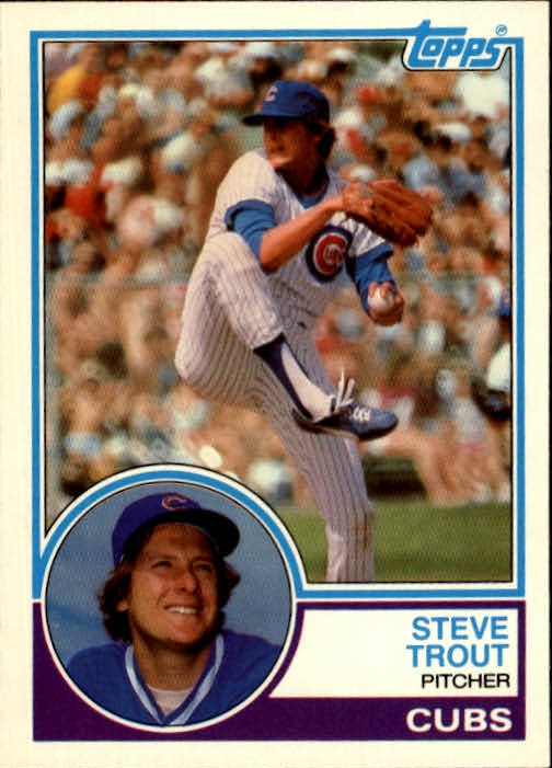 1983 Topps Traded Baseball Card #117T Steve Trout