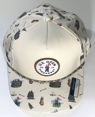 2024 US Open golf Hat Pinehurst icons design cream snapback pga new