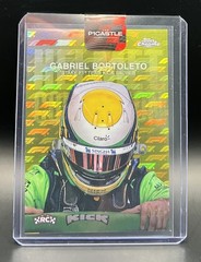 2025 Topps Chrome F1 Logofractor Helmet Collection Gabriel Bortoleto RC /75
