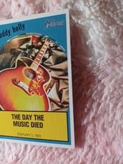 2008 Topps Heritage News Flashback #NF-2 The Day The Music Died Buddy Holly Card