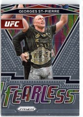2022 Panini Prizm UFC #24 Georges St-Pierre Fearless