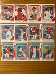 2024 Donruss Roman Anthony/M. Mayer Rookie Prospect & Rest of Red Sox Team Set