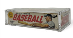 Stackable Premium Acrylic Display Case w/ Magnetic Lid for 60’s Topps Wax Box