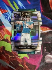 2021 Panini Select – Concourse Trevor Lawrence #43 Silver Prizm Die-Cut (RC)