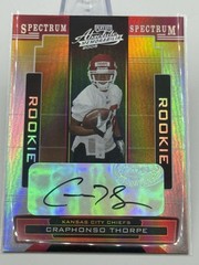 2005 Playoff Absolute Memorabilia – Rookie Craphonso Thorpe #170 Spectrum Silver
