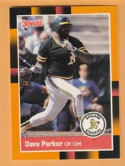 Dave Parker Oakland A’s 1988 Donruss Baseball’s Best #190 12O