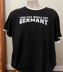 XXL 2006 World Cup Soccer T shirt Germany National Team Collectible Souvenir