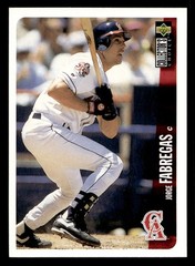 1995 Upper Deck – Jorge Fabregas Baseball card Los Angeles Angels Raw