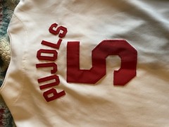 Vintage Albert Pujols Jersey unisex children’s Large Majestic World Series
