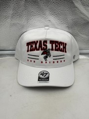 Texas Tech Red Raiders NCAA ’47 Throwback White Hitch Adjustable Snapback Hat