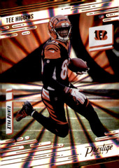 2021 Panini Prestige – #70 Tee Higgins Xtra Points Sunburst Cincinnati Bengals