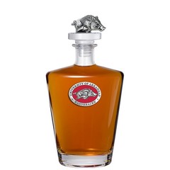 University of Arkansas Royal Heritage Decanter with 3D Top