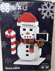 Foco BRXLZ Lego Houston Texans NFL Puzzle Bricks Collectible “Let’s Go Texans”