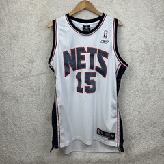 Official 2004 Reebok New Jersey NETS Carter 15 Authentic Basketball Jersey XL +2