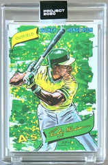 TOPPS PROJECT 2020 #57 RICKEY HENDERSON by BLAKE JAMIESON ** ATHLETICS 1980 #482