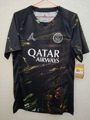 Nike, Men-S, Paris St. Germain Jordan replica soccer jersey, black.was$100