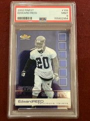 Ed Reed 2002 Topps Finest Rookie Card RC PSA 9 Mint Hurricanes, Ravens