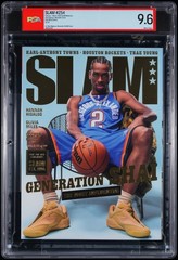 Shai Gilgeous-Alexander 1st Slam Magazine Cover Gold Metal /94 PSA 9.6 Near Mint