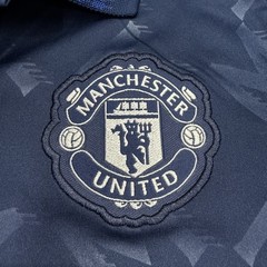 NWT Adidas Manchester United Blue Jersey Youth Size L 13-14Y Soccer Futbol Shirt