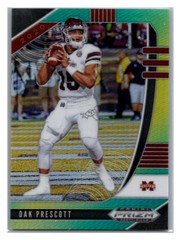 2020 Panini Prizm Draft Picks Green & Yellow Prizm /249 Dak Prescott #24 TC9600