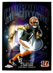 2025 Topps Chrome JA’MARR CHASE #ACT-5 All Chrome Team – Cincinnati Bengals