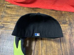 Montreal Expos Black Red White Blue New Era Fitted 7 3/4 Green UV