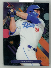 2025 Jason Vosler #138 #03/10 Topps NPB Finest Black Refractor Chunichi Dragons