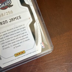 2009-10 Panini Certified LeBron James #10 Gold Team Red Foil /250 Cavaliers 🗡️