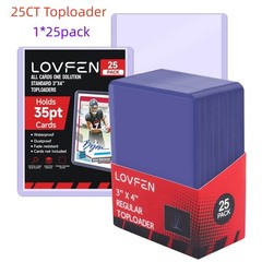 25/100/200/500/1000/1500/2000CT 3×4 Toploader For 35PT Anime Comics Games TCG