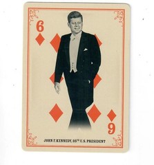 John F. Kennedy 2013 Panini Golden Age Playing Card Inserts