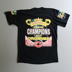 Vintage NASCAR Thunder Atlanta T-shirt 90s Racing Double Sided Small