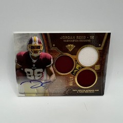2012 Topps Triple Threads Jordan Reed Auto Patch RC #157 /99