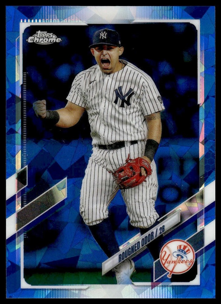 2021 Topps Chrome Update Sapphire Edition #US258 Rougned Odor Yankees NM+
