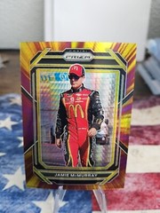 2023 PANINI PRIZM RACING NASCAR PURPLE AND YELLOW JAMIE MCMURRAY
