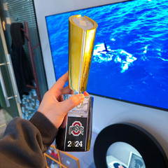 2024 Ohio State Buckeyes NCAA Championship Trophy 33cm Resin Trophy