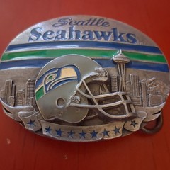 1993 SEATTLE SEAHAWKS NFL BELT BUCKLE Siskiyou Buckle co. LTD Edition #1669