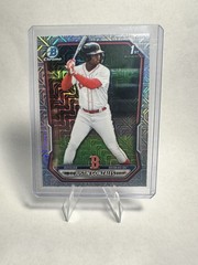 2026 Bowman Baseball #BCP-141 Justin Gonzalez 1st Bowman Mojo Refractor Mega Box