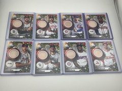 TOPPS 2025 holiday wood relics mixed players as pic 8 card lot Acuna jr and more
