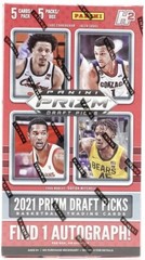2021-22 Panini Prizm Draft Picks Collegiate Basketball H2 Hobby Box 1 auto