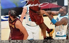 ISAAC OKORO SIGNED 8X10 PHOTO Cleveland CAVALIERS With COA 5 Star Cert Holo Cavs