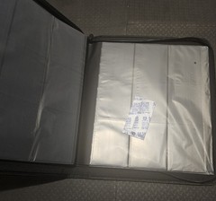 TopLoader Zipper Card Binder Top Loader – 252 Cards – 14 Pages- 9 Pocket