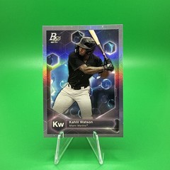 2022 Bowman Platinum – Precious Elements Kahlil Watson #PE-8 (RC). Marlins. C1