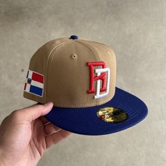 Dominican Republic World Baseball Classic Fitted Hat New Era 59FIFTY Khaki 7 1/2
