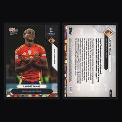 2025 Topps NOW Nations League #002 Lamine Yamal Spain Brace
