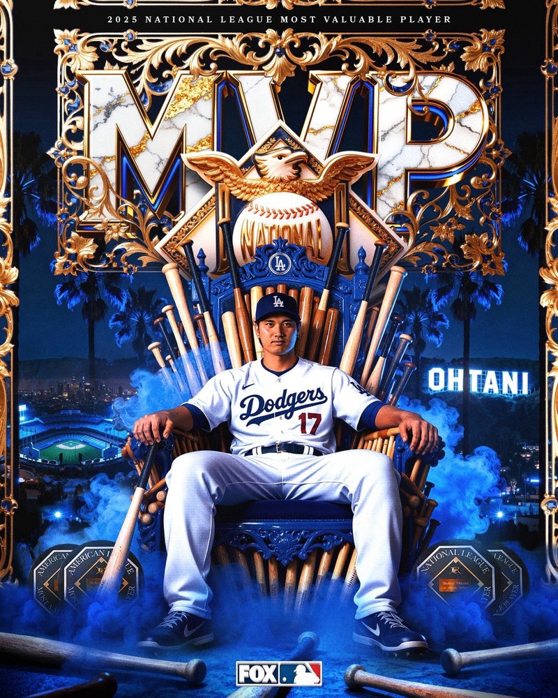 Shohei Ohtani 8×10 photo Los Angeles Dodgers 2024/2025 NL MVP