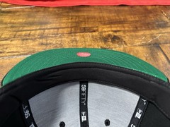 Montreal Expos Black Red White Blue New Era Fitted 7 3/4 Green UV