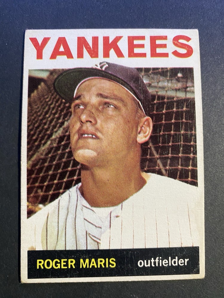 1964 Topps Baseball Roger Maris New York Yankees Card #225