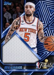 2026 Topps Champions 26 JOSE ALVARADO WHITE PATCH FINALS NY KNICKS DIGITAL CARD